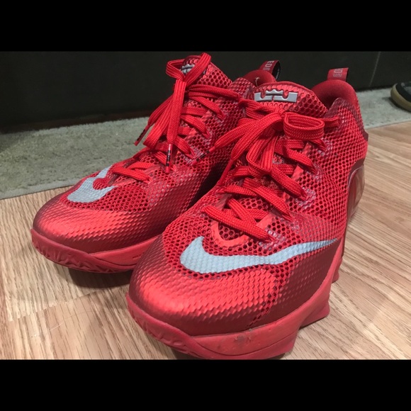 lebron 12 low red